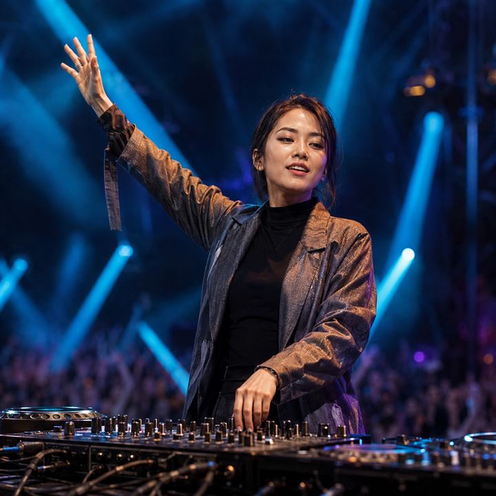 DJ KHÁNH AN biểu diễn