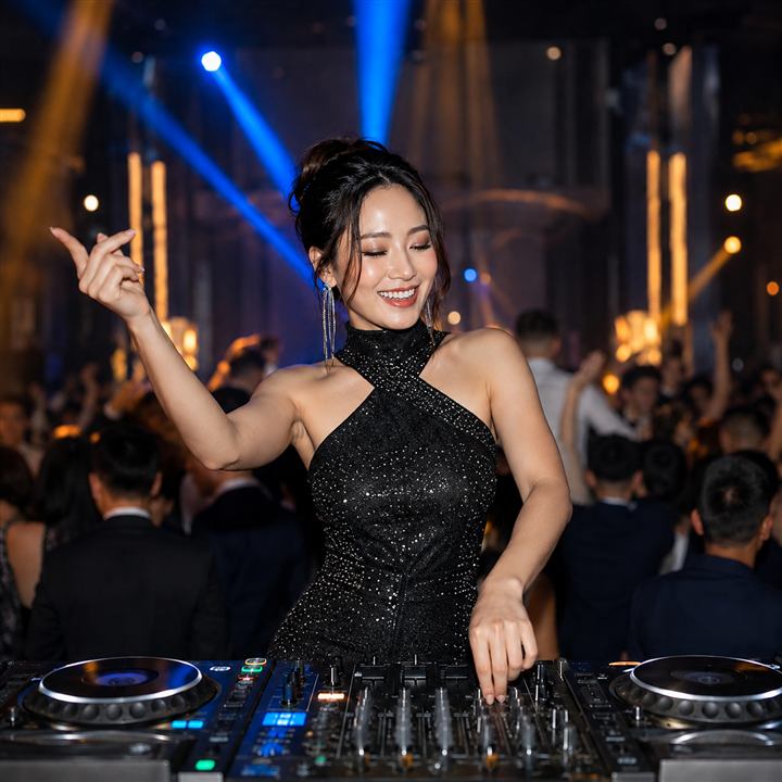 DJ PHƯƠNG LY biểu diễn