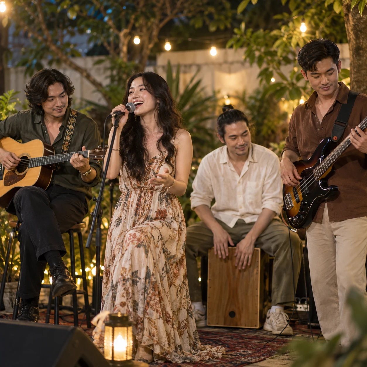Band & Live Music Sóng Mộc biểu diễn