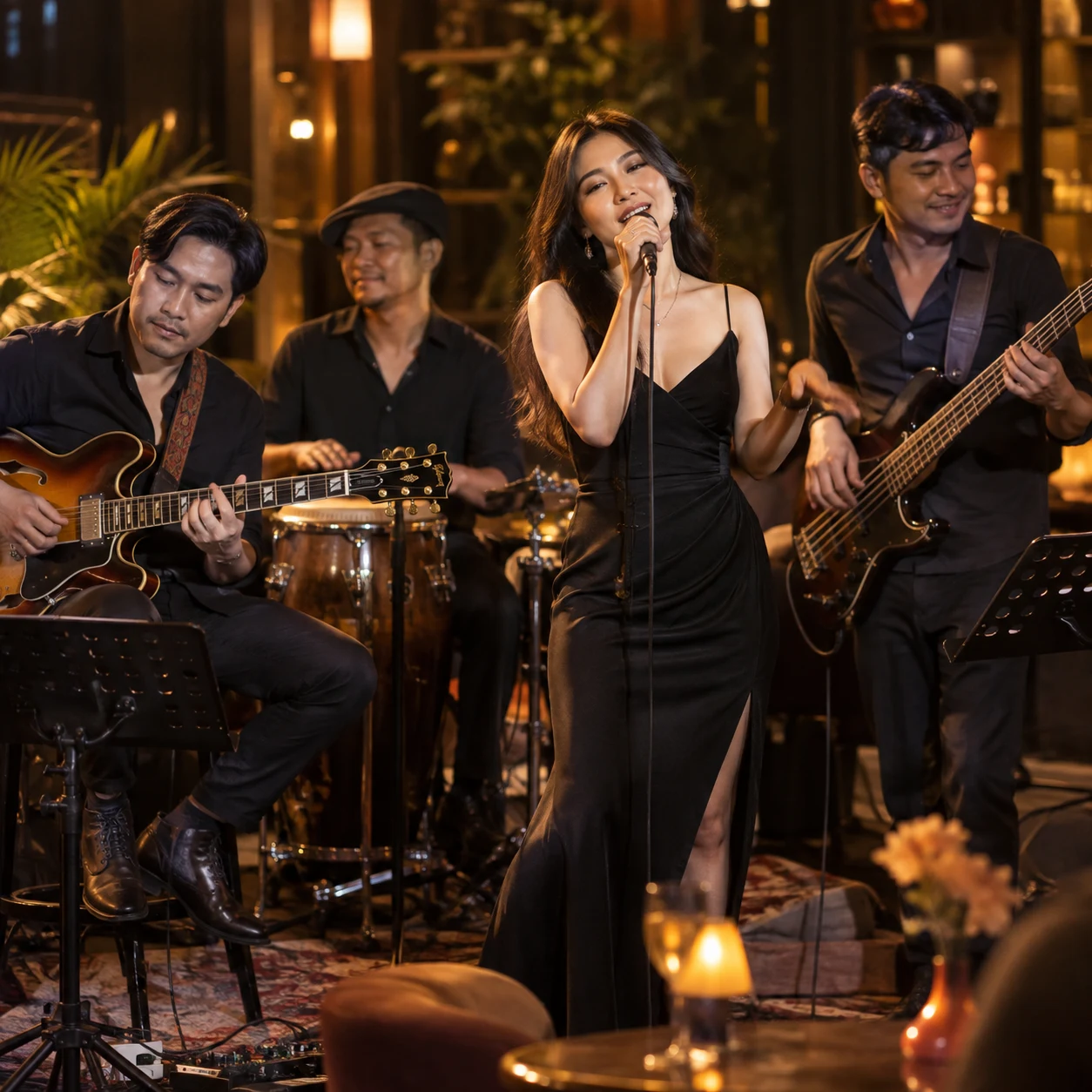 Band & Live Music Gió Nam Quartet biểu diễn