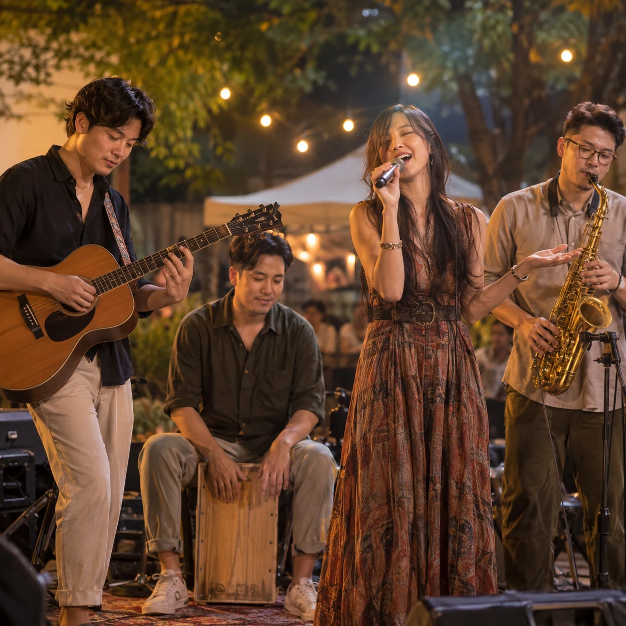 Band & Live Music Nhịp Mộc Ensemble biểu diễn